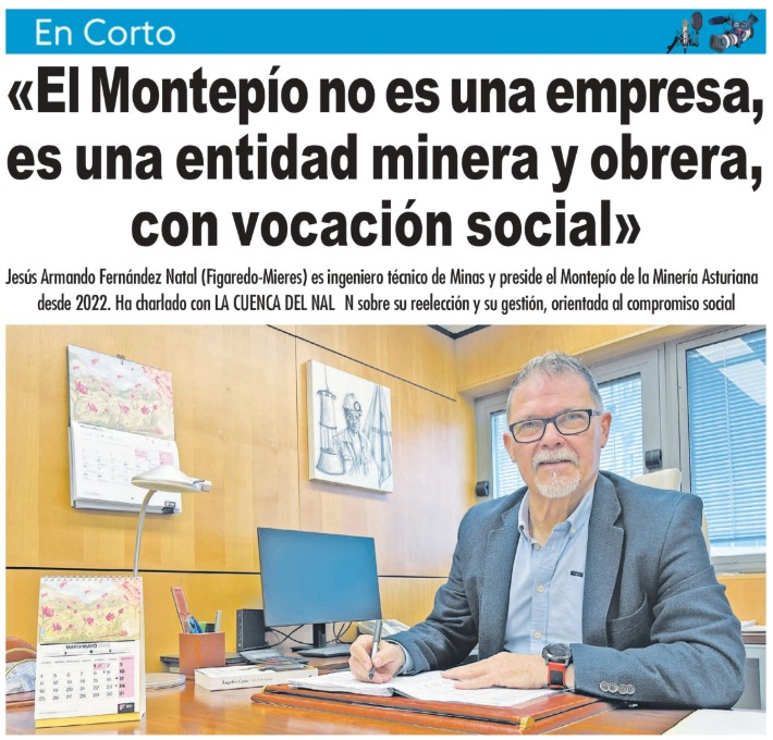 Entrevista al presidente del Montepío en La Cuenca del Nalón